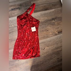 Cicely Mini Dress In Red